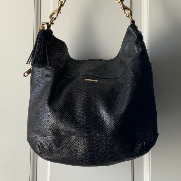 Rebecca Minkoff Handbags - Rebecca Minkoff Large Black Leather Shoulder Bag